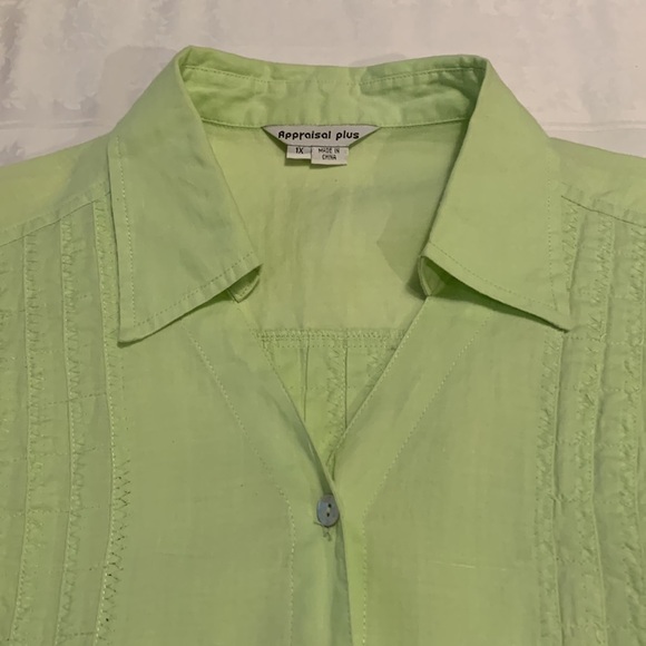 Appraisal Plus Women’s 100% Linen Blouse - Picture 8 of 16